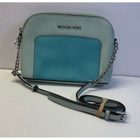 Michael Kors Cindy Blue Crossbody‎ Bag (9x6) - Picture 1 of 12